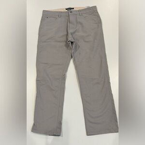 4/$30 Mens Tommy Hilfiger Light Gray Custom Fit Pants / jean material 34/30